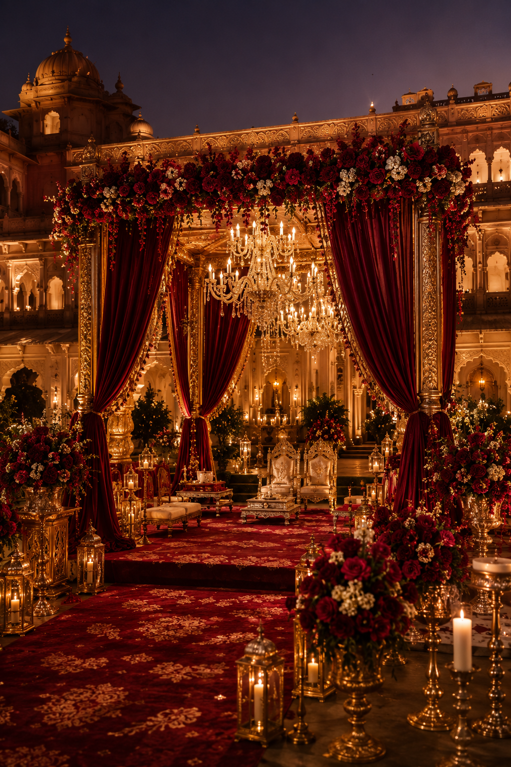 Royal Crimson Mood Board