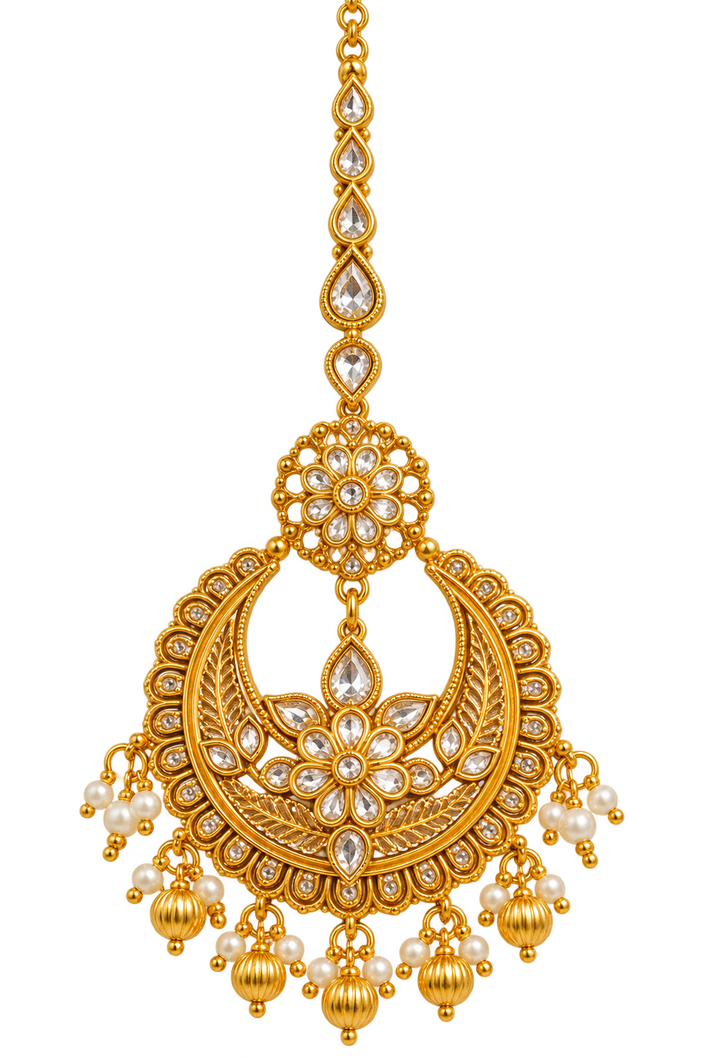 Kundan Maang Tikka