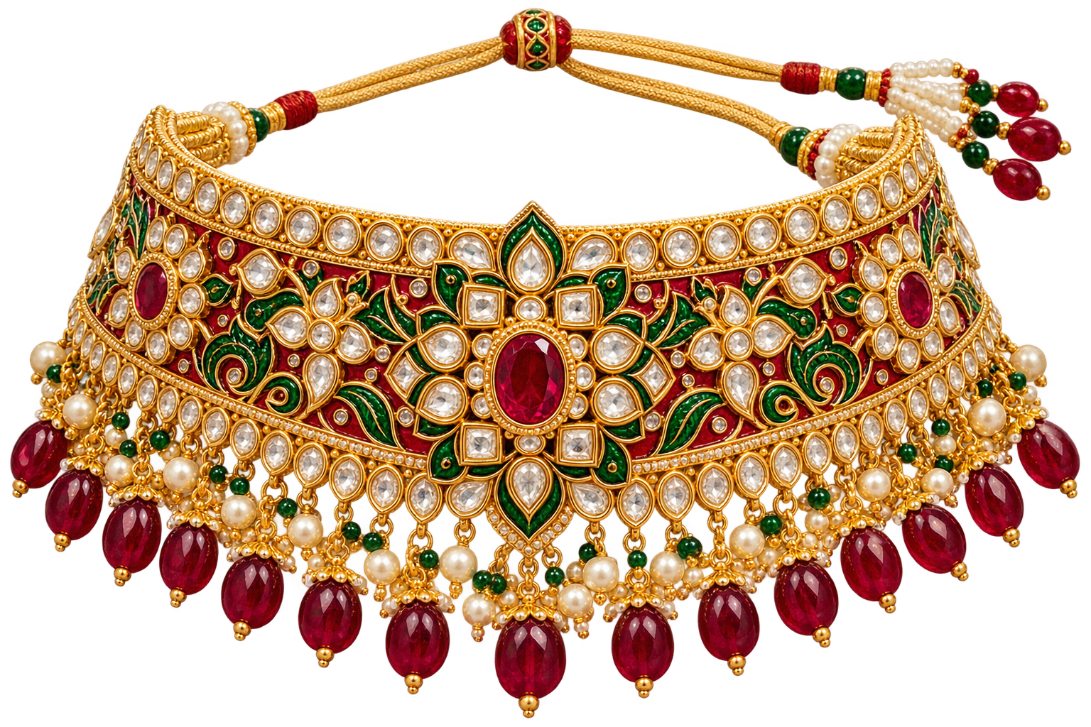 Meenakari & Polki Choker